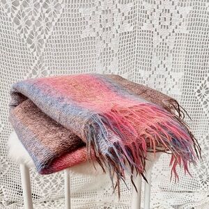 Vintage Hudson’s Bay mohair blanket